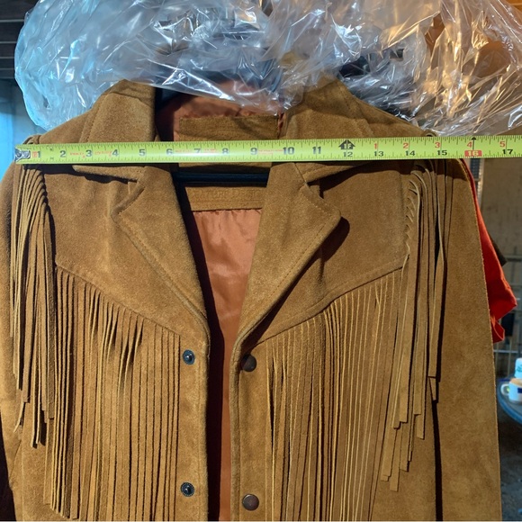 Child’s Georgetown Leather Design Suede Leather Jacket - Picture 7 of 11